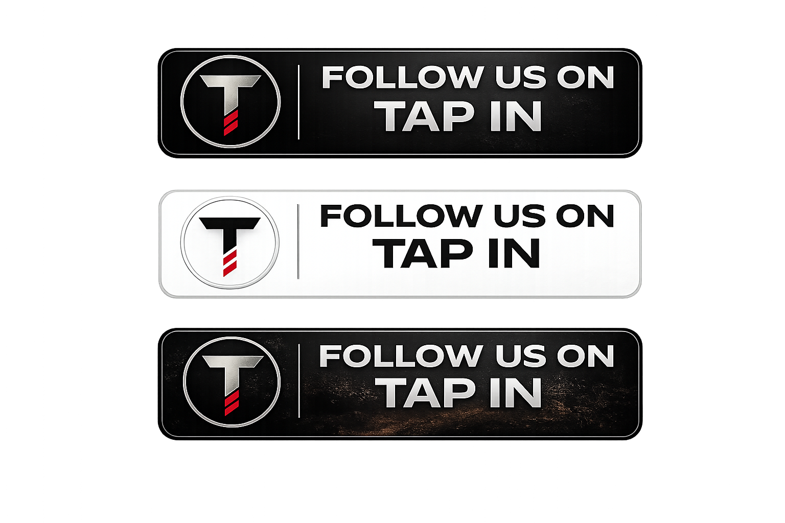Follow Us Buttons
